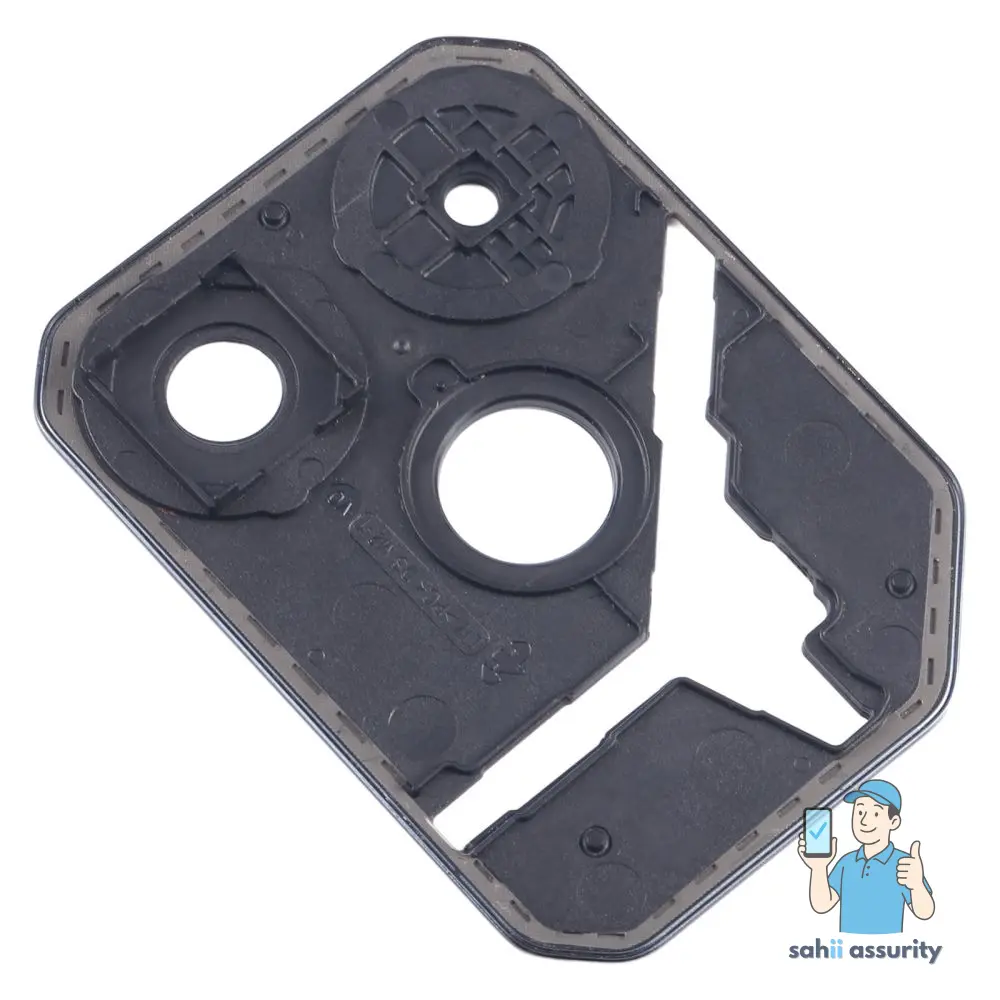 Camera Lens Glass with Frame for Tecno Pova 6 Black thumbnail